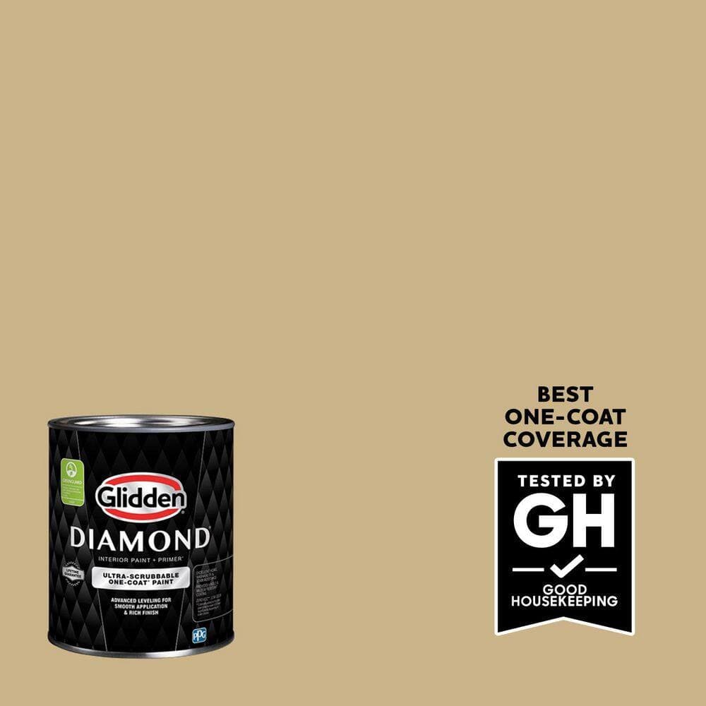 Glidden Diamond 1 qt. PPG1093-4 Somber Satin Interior Paint with Primer
