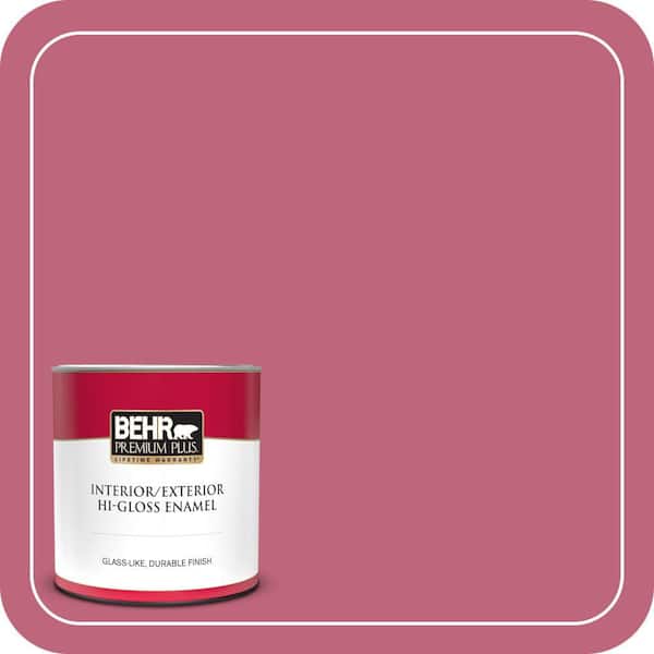 BEHR PREMIUM PLUS #120D-4 Mulberry Enamel Low Odor & Primer (3)