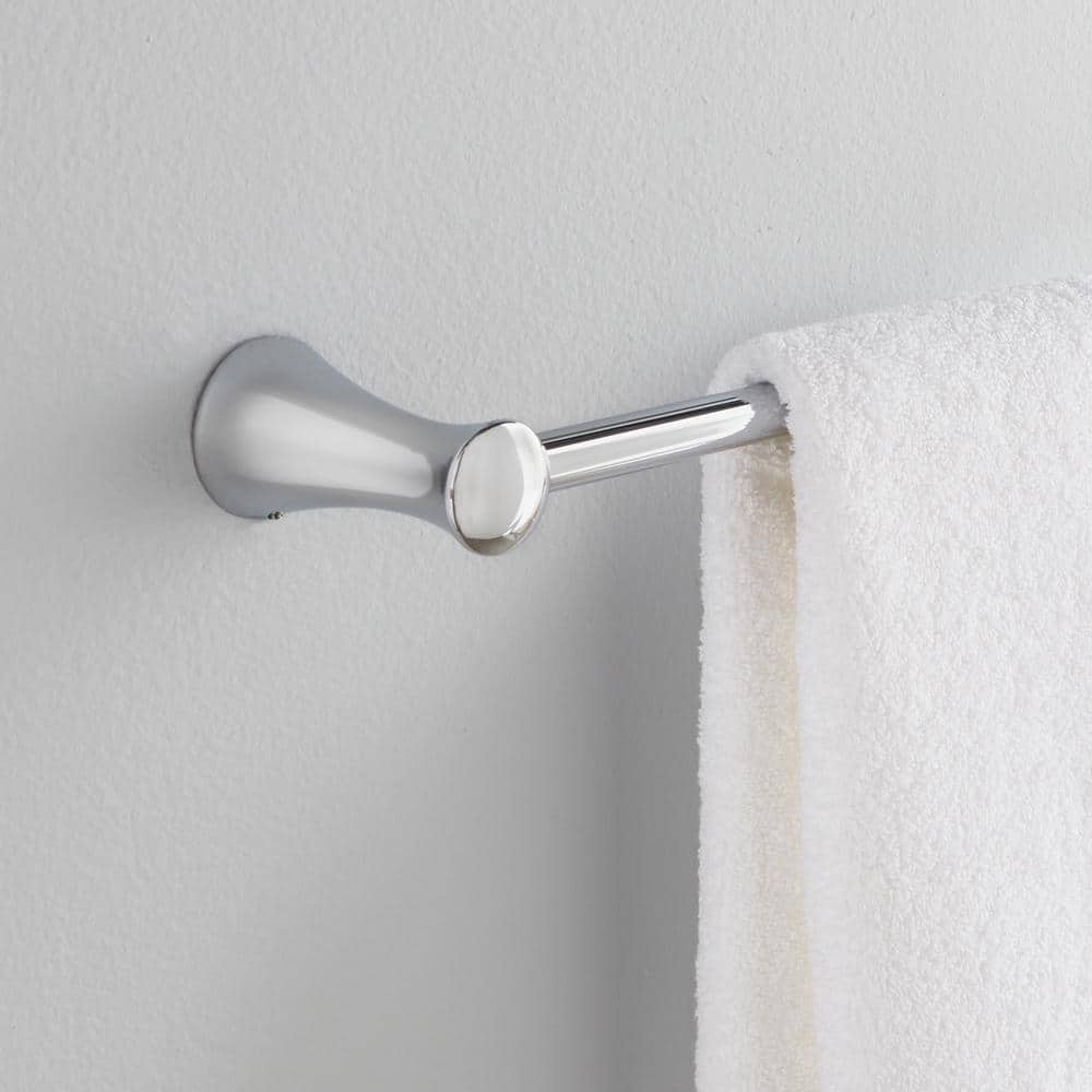 Delta Lahara Wall Mount Towel Bar Bath Hardware Accessory Polished (2)