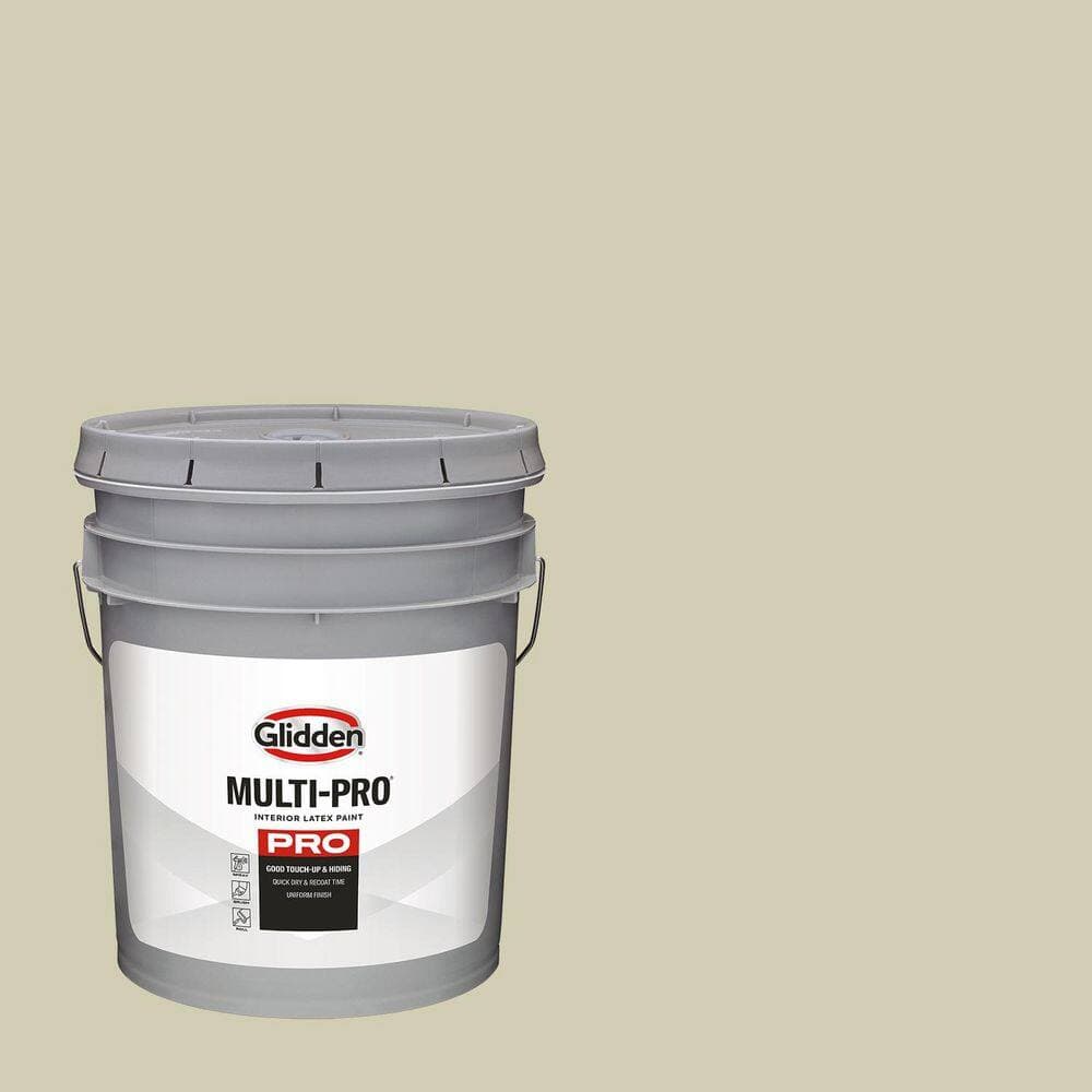 Glidden Multi-Pro 5 gal. PPG1113-2 Silver Sage Semi-Gloss Interior Paint