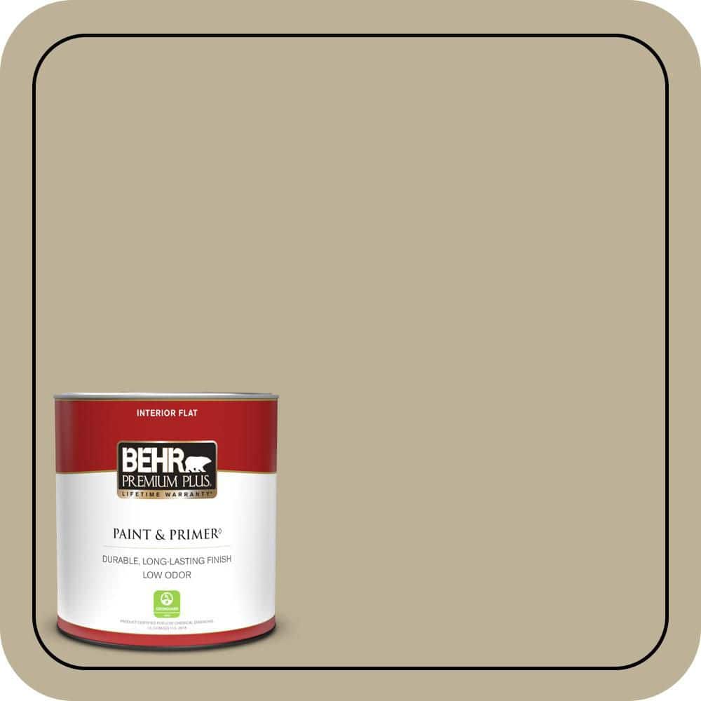BEHR PREMIUM PLUS #770D-4 Clay Pebble Flat Low Odor & Primer
