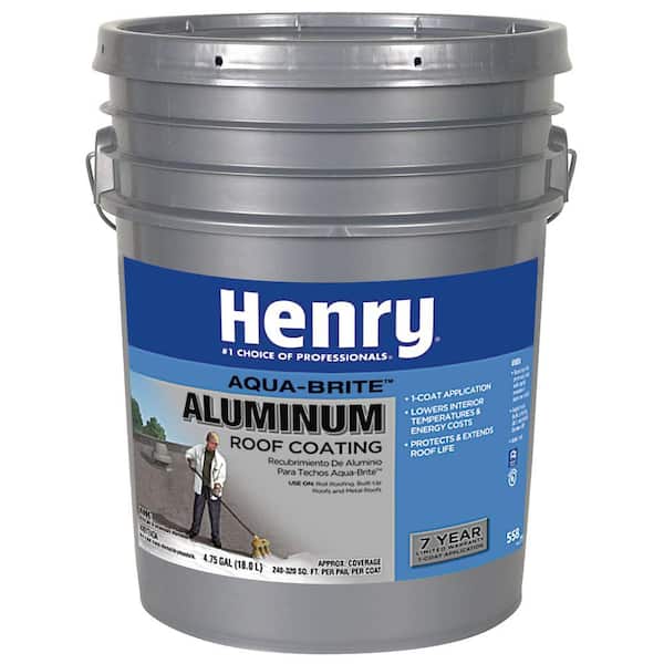 Henry 558 Aqua-Brite Aluminum Reflective Roof Coating 4.75 gal.