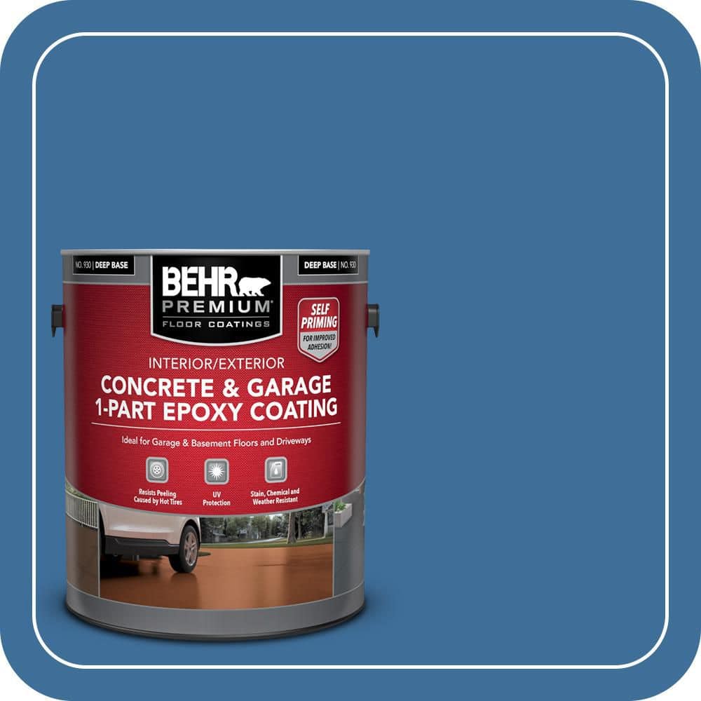 BEHR PREMIUM #M520-6 Self-Priming 1-Part Epoxy Satin Interior/Exterior Concrete and Garage Floor Paint (1)
