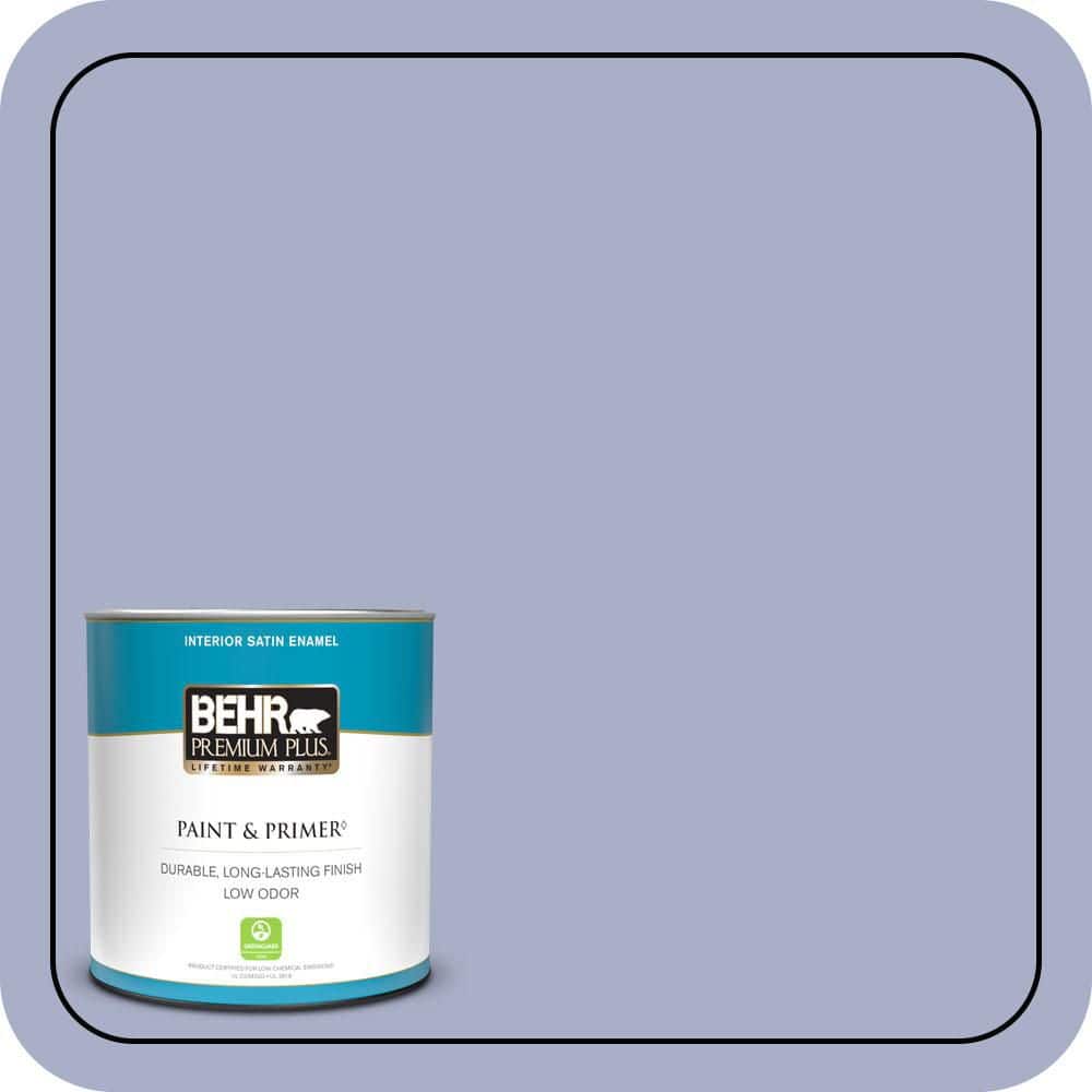BEHR PREMIUM PLUS #S540-3 Meadow Phlox Enamel & Primer Color Sample (1)