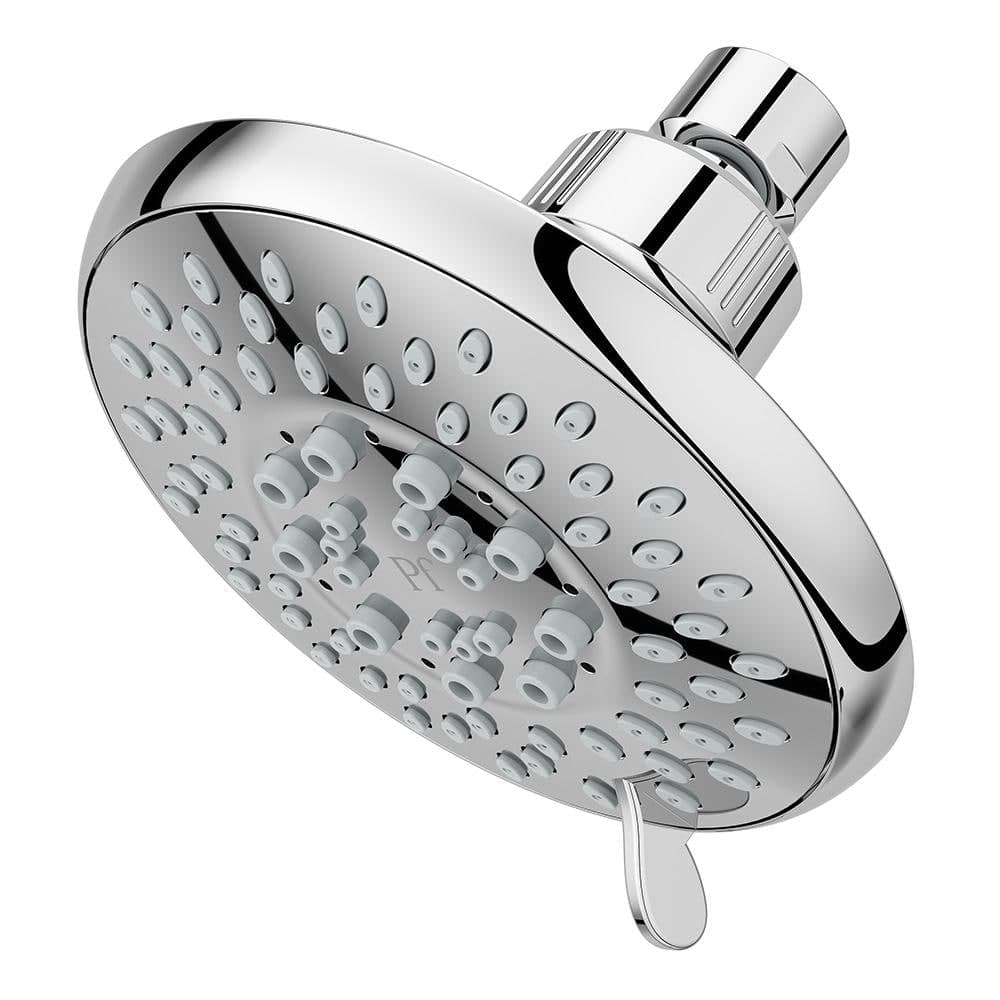 Pfister Universal 5-Spray Patterns with 1.75 GPM 4.8125 in. Wall Mount Fixed Shower Head in Polished Chrome (2)