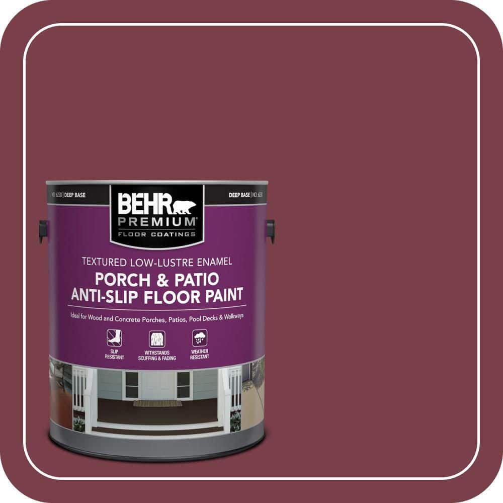 BEHR PREMIUM #S-H-110 Textured Low-Lustre Enamel Interior/Exterior Porch and Patio Anti-Slip Floor Paint (1)