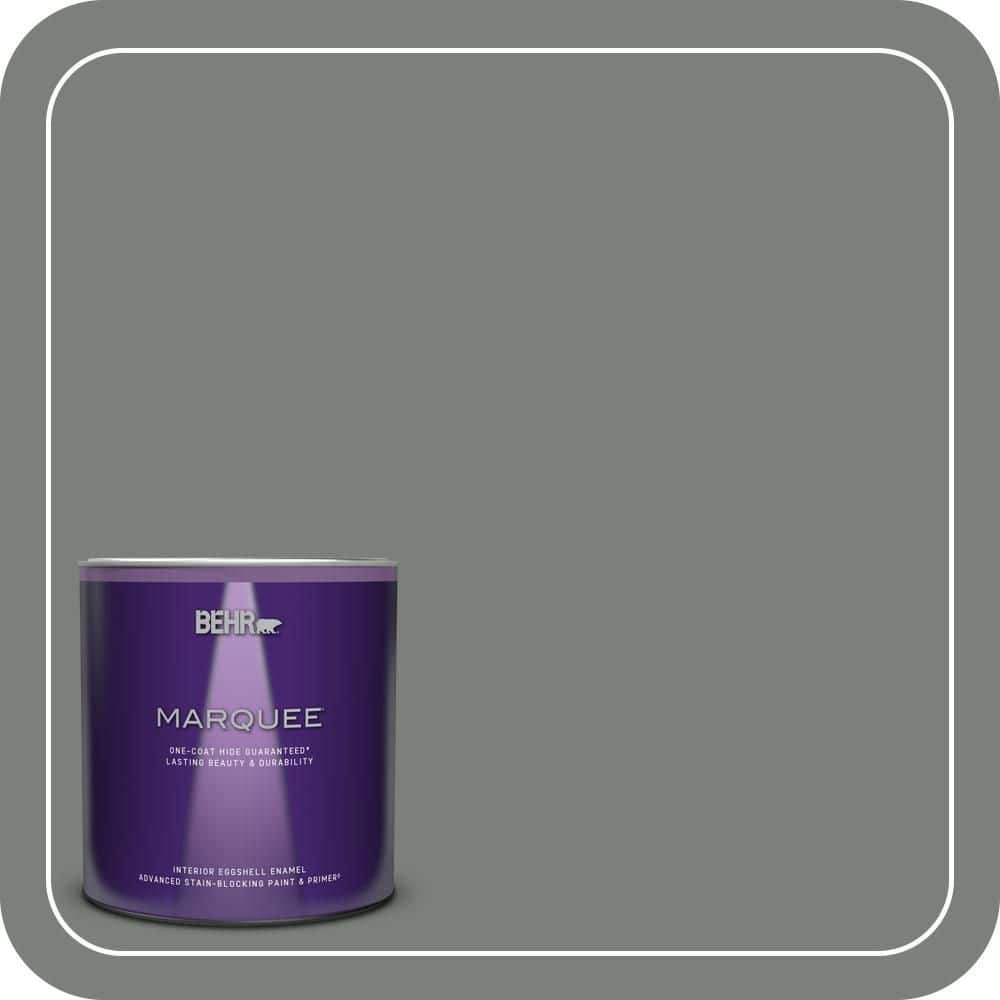 BEHR MARQUEE 1 qt. #MQ6-20 Coastal Storm One-Coat Hide Eggshell Enamel Interior Paint & Primer (1)
