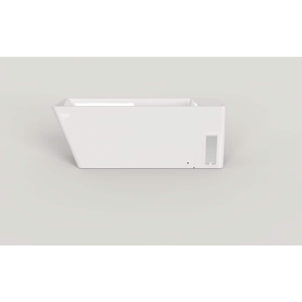 SJ STAR&JANE 77 in. x 32 in. Rectangular Whirlpool Bathtub With Heated and cooling with Drain in White (2)