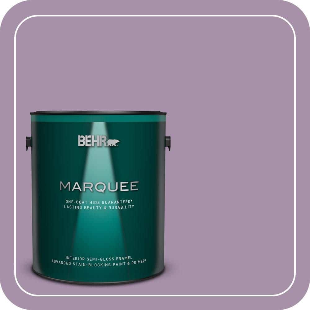 BEHR MARQUEE 1 gal. #MQ5-33 Uptown Girl One-Coat Hide Semi-Gloss Enamel Interior Paint & Primer (1)