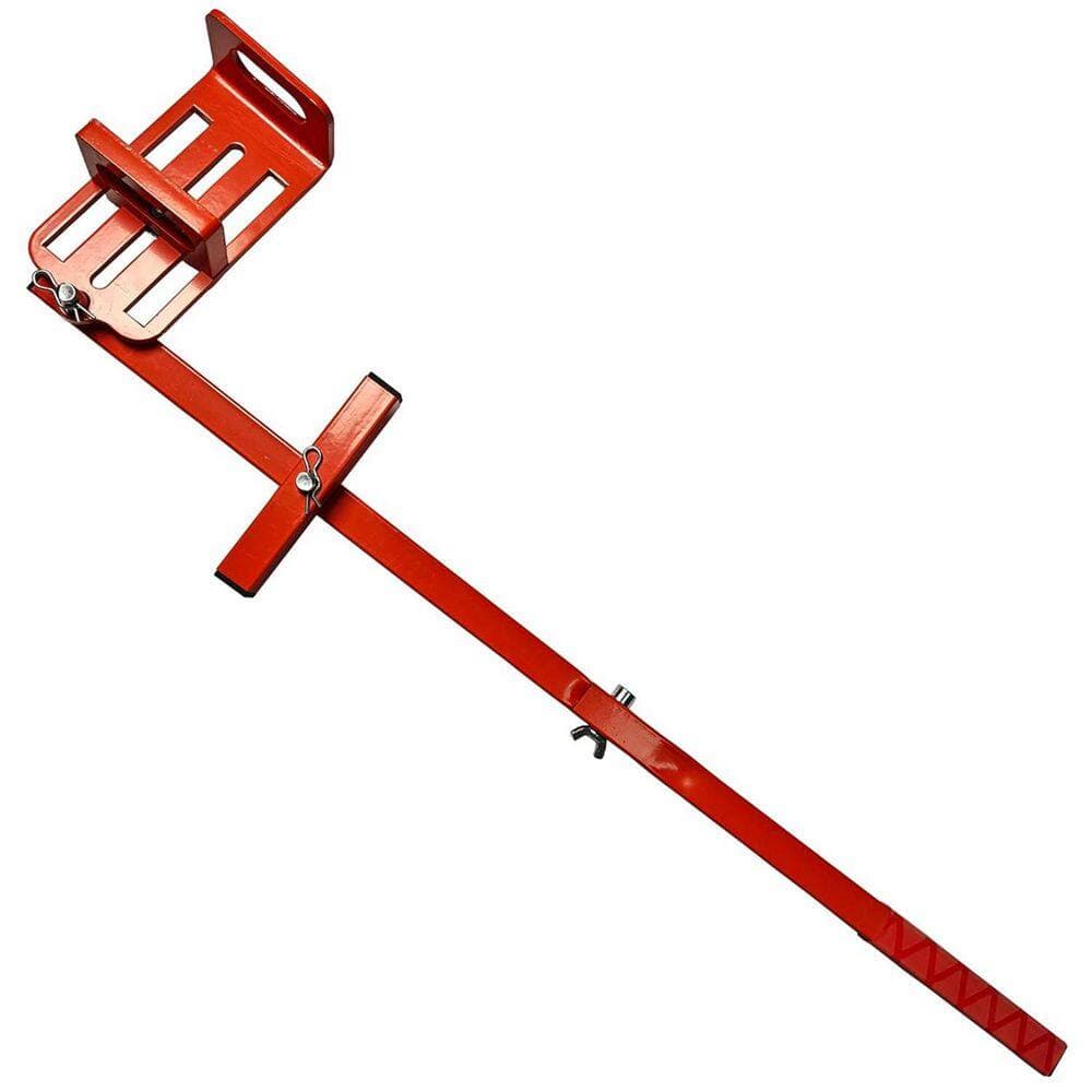 Afoxsos Steel Deck Board Straightening Tool Orange Infinitely Adjustable Grip Versatile Handle Durable Universal for Wood Decks (1)