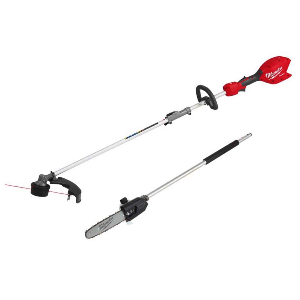 Milwaukee M18 FUEL 18V 16 in. Brushless Cordless Battery Powered QUIK-LOK String Trimmer w/ Pole Saw Attachment