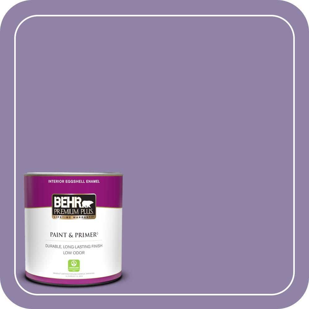 BEHR PREMIUM PLUS #650D-5 Fabulous Grape Enamel Interior/Exterior Paint & Primer Color Sample