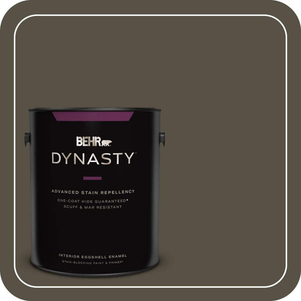 BEHR DYNASTY 1 gal. #S-H-770 Bridgewood Eggshell Enamel Interior Stain-Blocking Paint & Primer