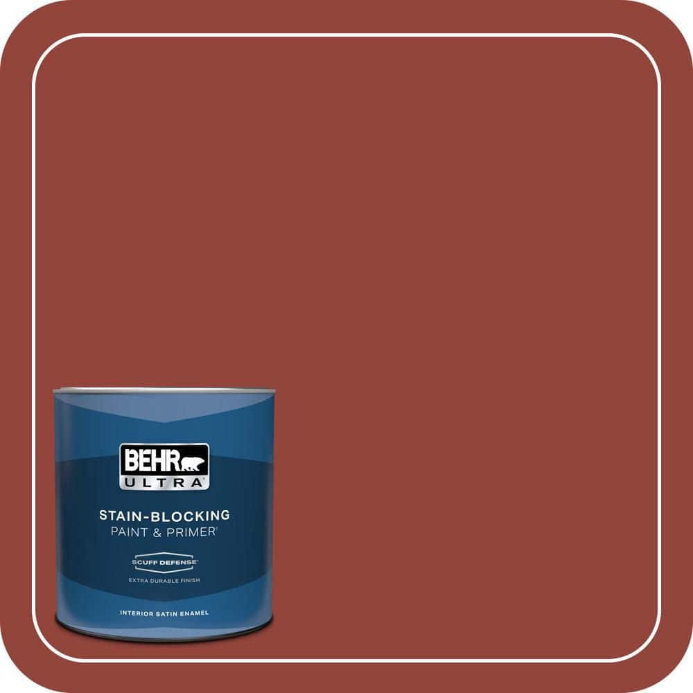 BEHR ULTRA 1 qt. #PMD-21 Autumn Maple Extra Durable Satin Enamel Interior Paint & Primer