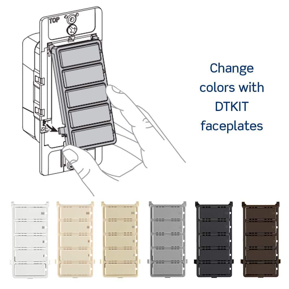 Leviton Decora Countdown Timer Switch Faceplate Light DTKIT-T (2)