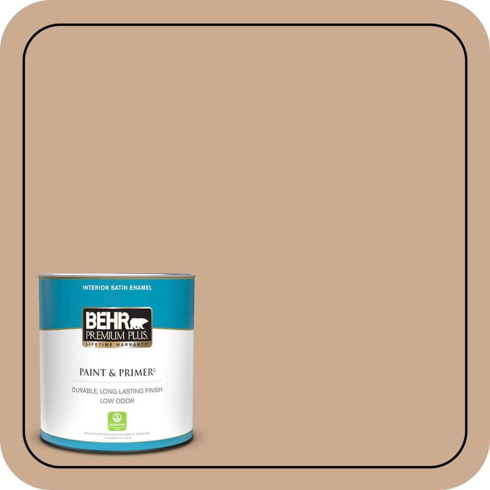 BEHR PREMIUM PLUS #N250-3 Pottery Wheel Enamel Interior/Exterior Paint & Primer Color Sample (1)