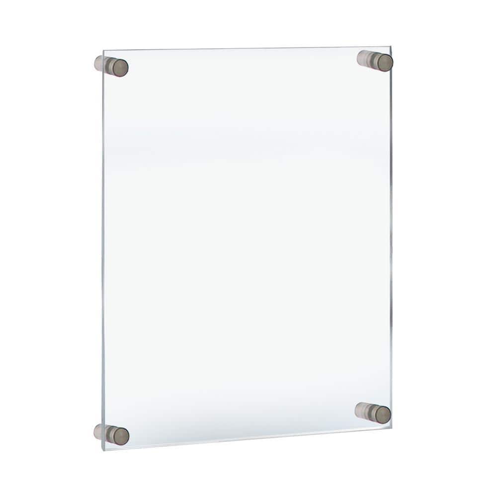 Azar Displays 18 in. x 24 in. Standoff Acrylic Sign Holder