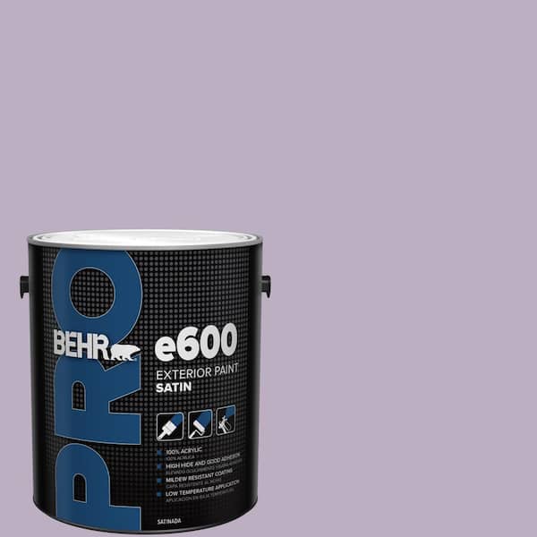 BEHR PRO 1 gal. #S100-3 Courtly Purple Satin Exterior Paint (2)