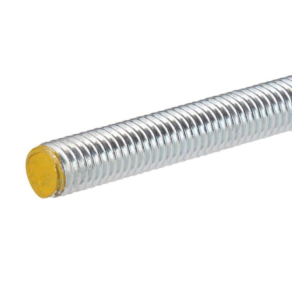 Everbilt 3/8 in. x 6 ft. Zinc Plated Steel (Coarse) Threaded Rod (3)