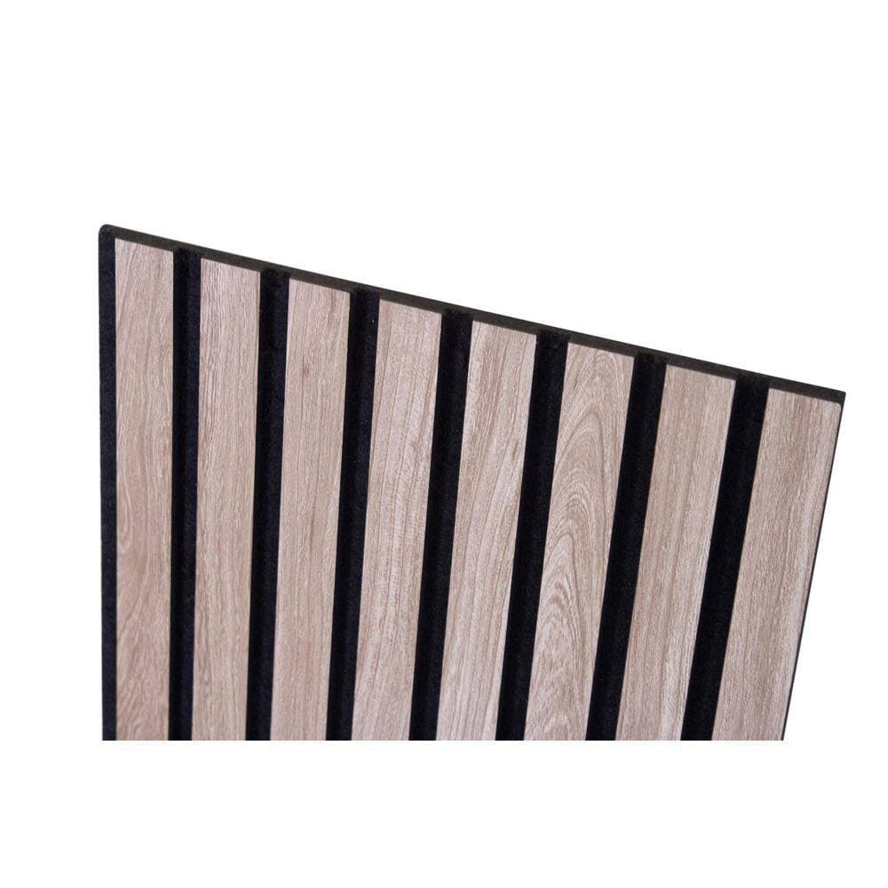 Ejoy 11.75 in. x 94.56 in. x 0.375 in. Acoustic Vinyl Wall Siding in Light Walnut Color (Set of 6-Piece) (3)