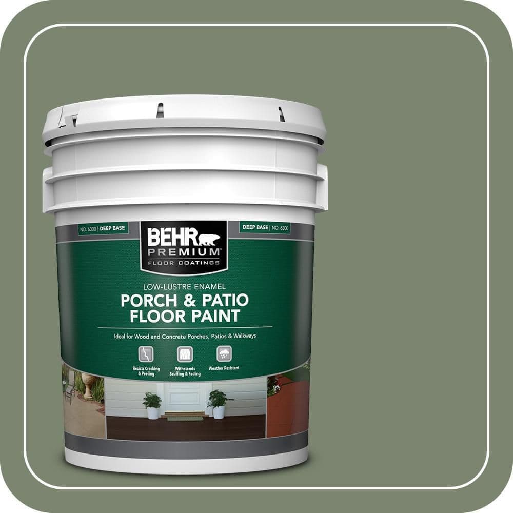 BEHR PREMIUM #SC-126 Low-Lustre Enamel Interior/Exterior Porch and Patio Floor Paint (1)