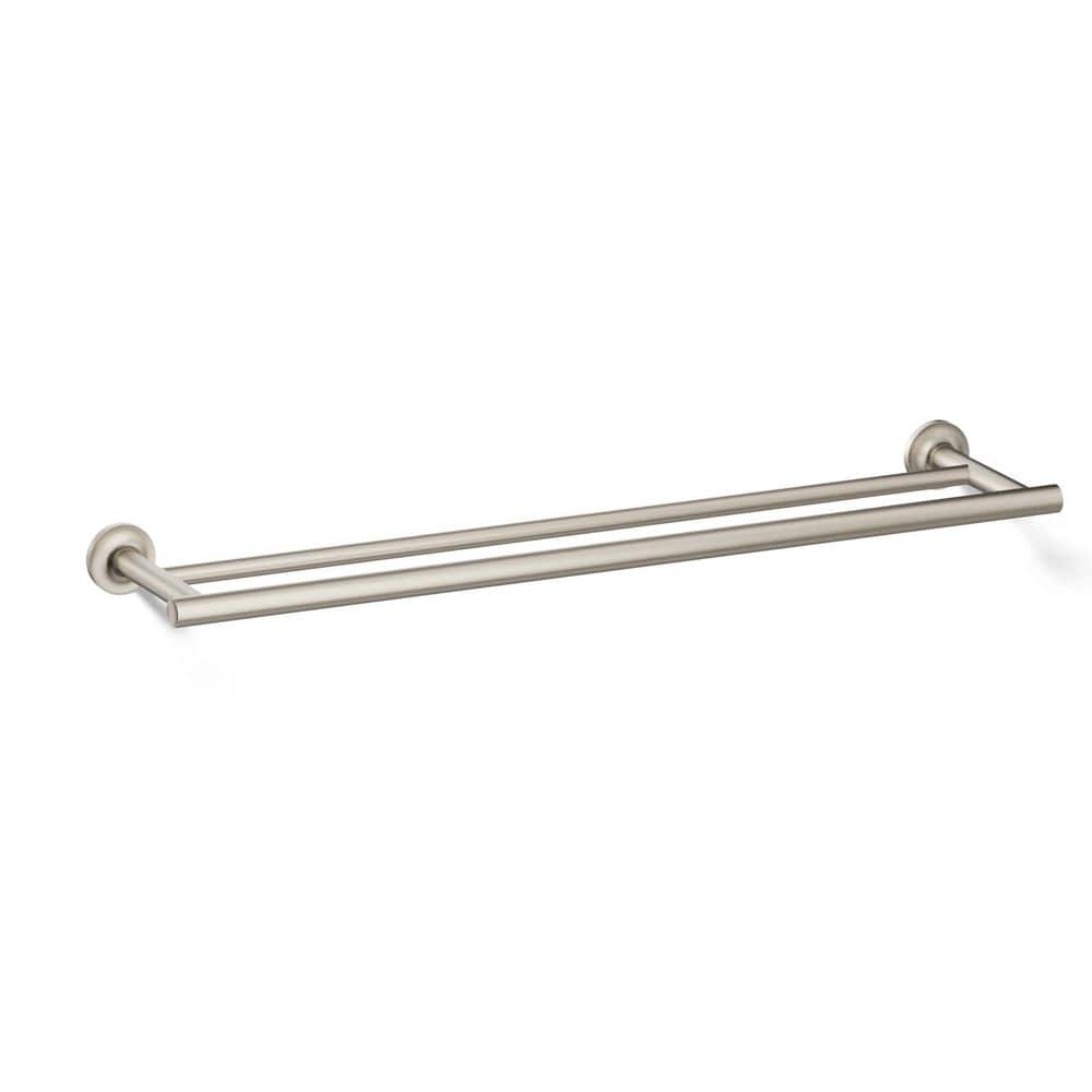 KOHLER Purist 24 in. Double Towel Bar in Vibrant Brushed Nickel (1)