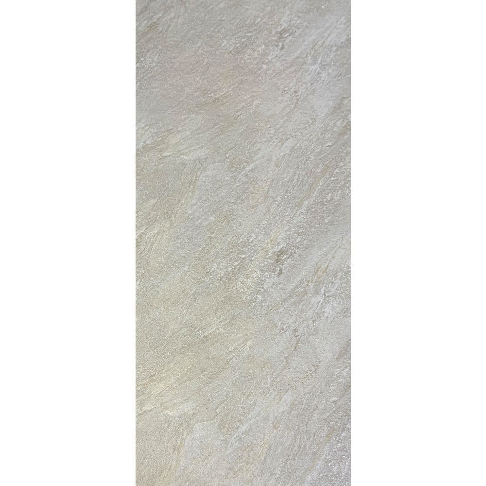 Dundee Deco Falkirk Irvine II, 1/8 in. x 2 ft. x 4 ft. Tan Matte SPC Decorative Wall Paneling, Faux Stone, 4-Pack (1)