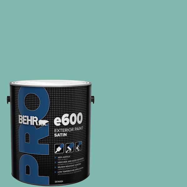 BEHR PRO 1 gal. #490D-5 Winter Surf Satin Exterior Paint (1)