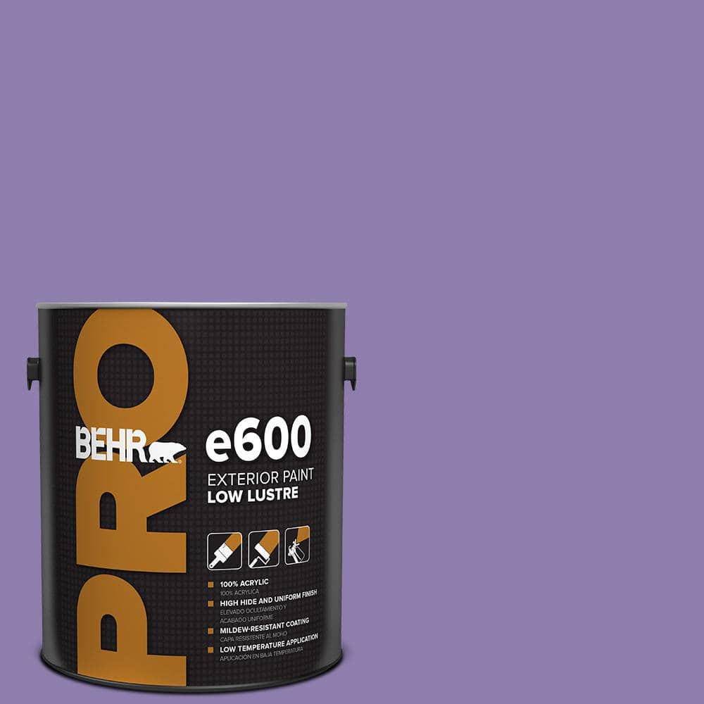 BEHR PRO 1 gal. #PPU16-04 Purple Agate Low Luster Exterior Paint