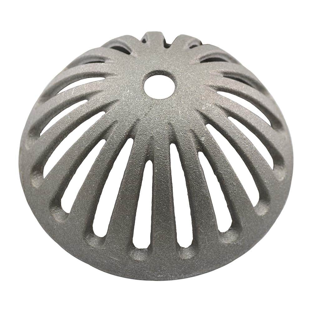 JONES STEPHENS Fit All Aluminum Bottom Dome Strainer For Cast Iron Floor Sinks