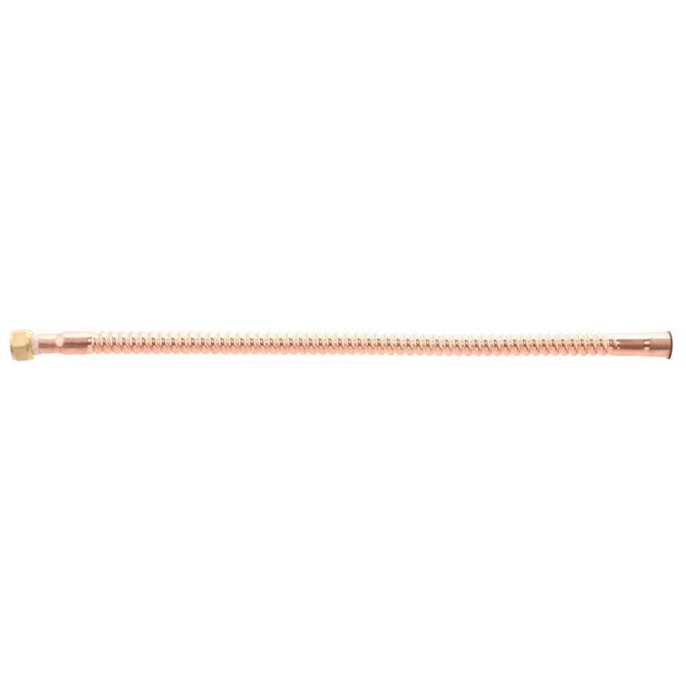 HOMEWERKS 3/4 in. x 24 in. FIP x S Copper Water Heater Connector (2)