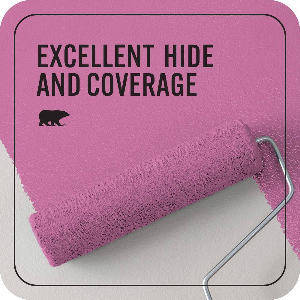BEHR PREMIUM PLUS 1 qt. #P120-4 Heart Breaker Flat EcoMix Plant-Based Interior Paint & Primer (2)