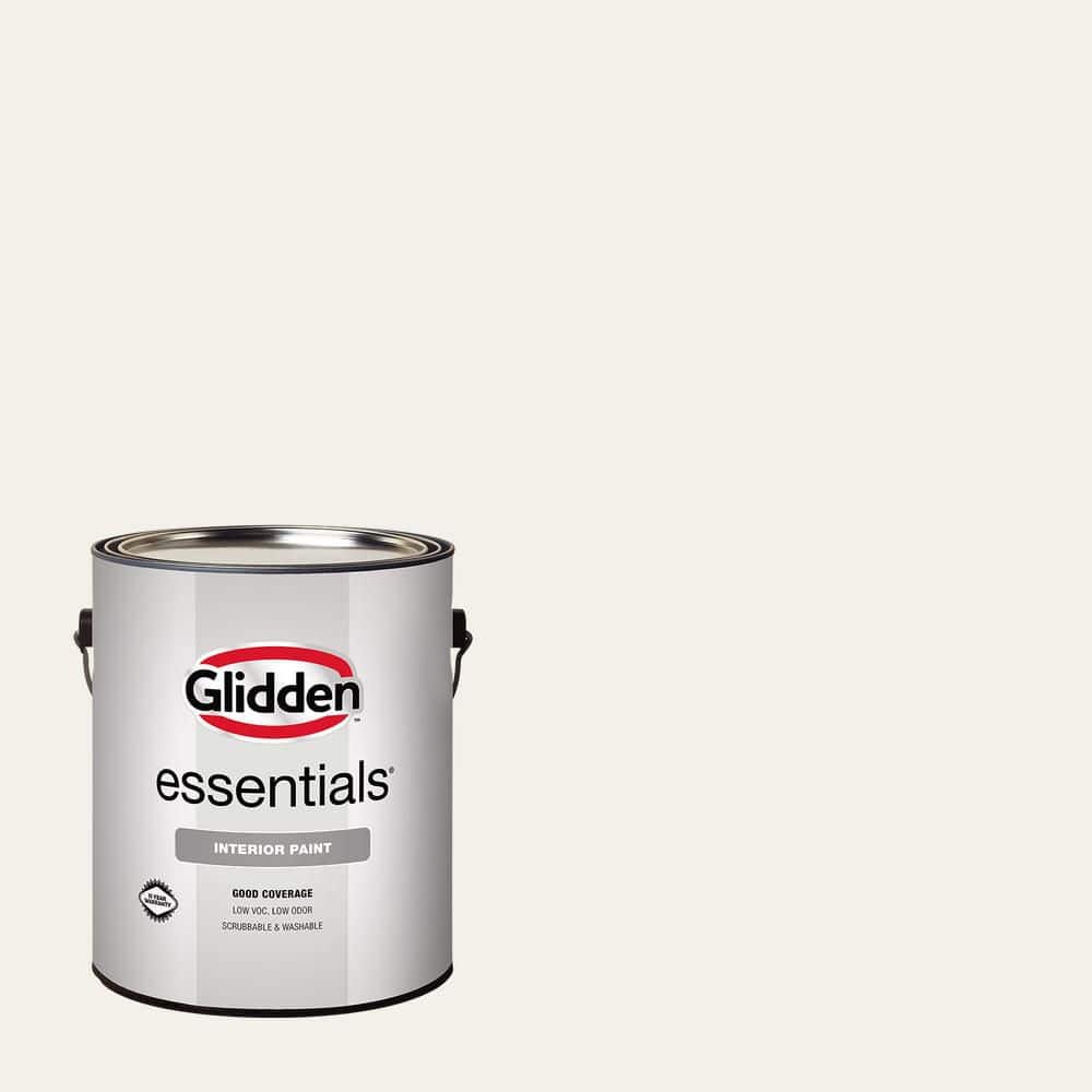 Glidden Essentials 1 gal. PPG0998-1 Cotton Tail Eggshell Interior Paint