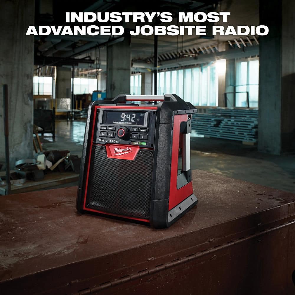 Milwaukee M18 Lithium-Ion Cordless Jobsite Radio/Charger (2)