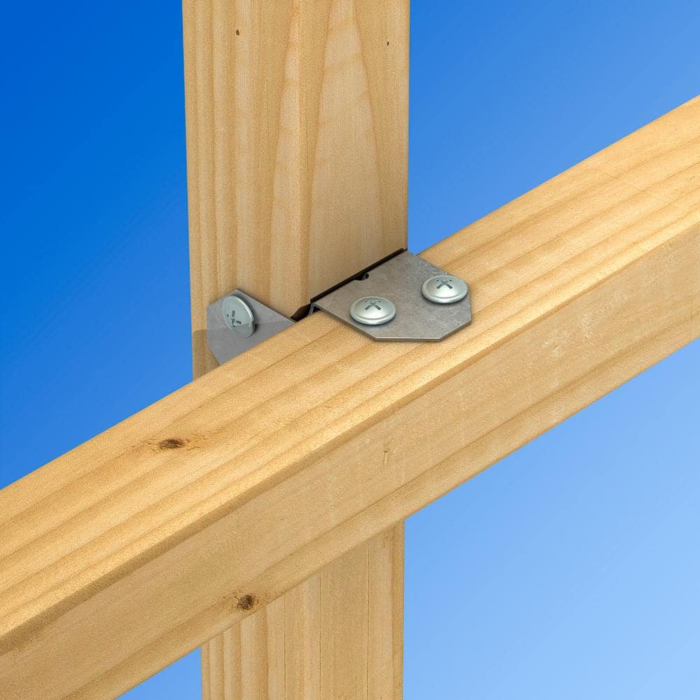 Simpson Strong-Tie RTB 20-Gauge Galvanized Rigid Tie Bracket for 2x Post, 2x Joist (2)