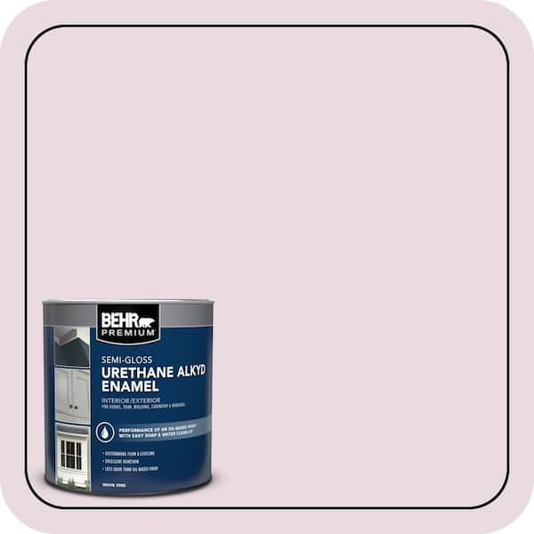 BEHR PREMIUM 1 qt. #S120-1 Wine Pairing Semi-Gloss Enamel Urethane Alkyd Interior/Exterior Paint (2)