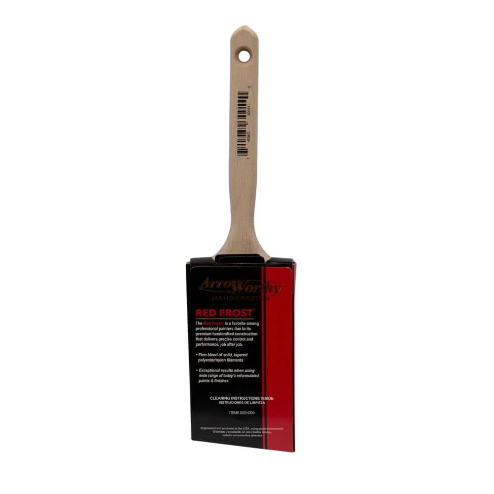 ArroWorthy Red Frost 3" Angle Sash Brush (2)