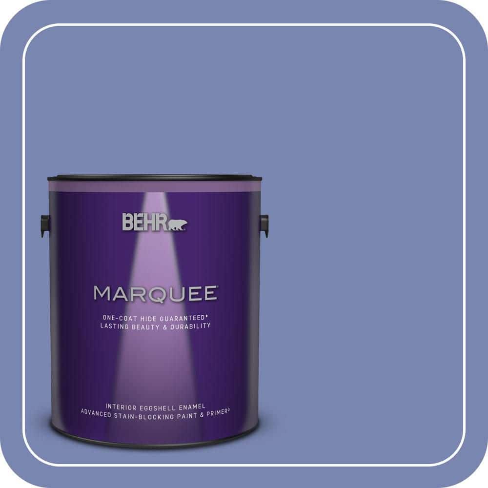 BEHR MARQUEE 1 gal. #610B-5 Corsican Purple Eggshell Enamel Interior Paint & Primer