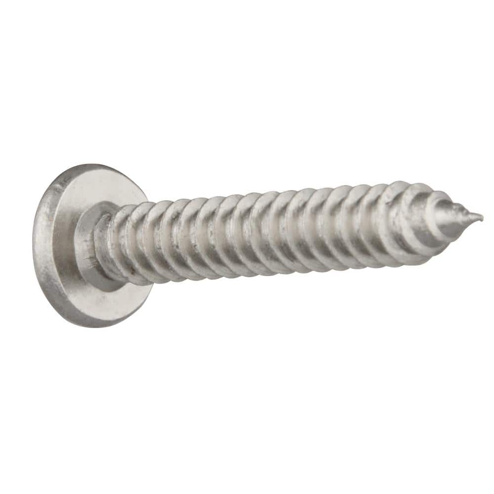 Everbilt #14 x 1-1/2 in. and #12 x 3/4 in. Satin Nickel Heavy Duty Shelf Bracket Screw Kit (12-Pack) (3)