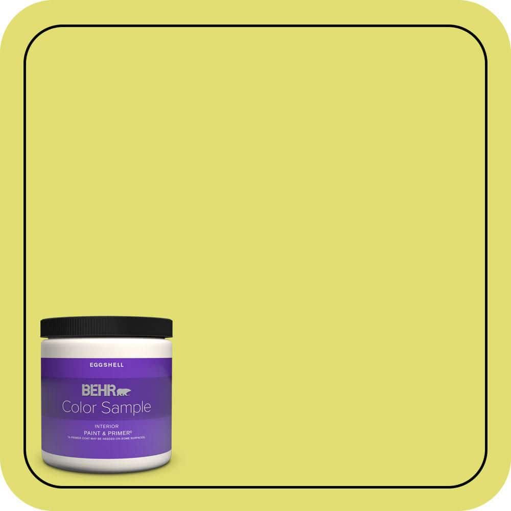 BEHR PREMIUM PLUS #400B-4 Citron Enamel Low Odor & Primer (1)