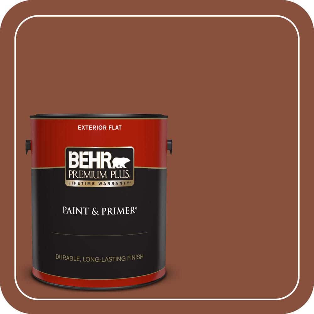 BEHR PREMIUM PLUS 1 gal. #T14-9 Hipsterfication Flat Exterior Paint & Primer