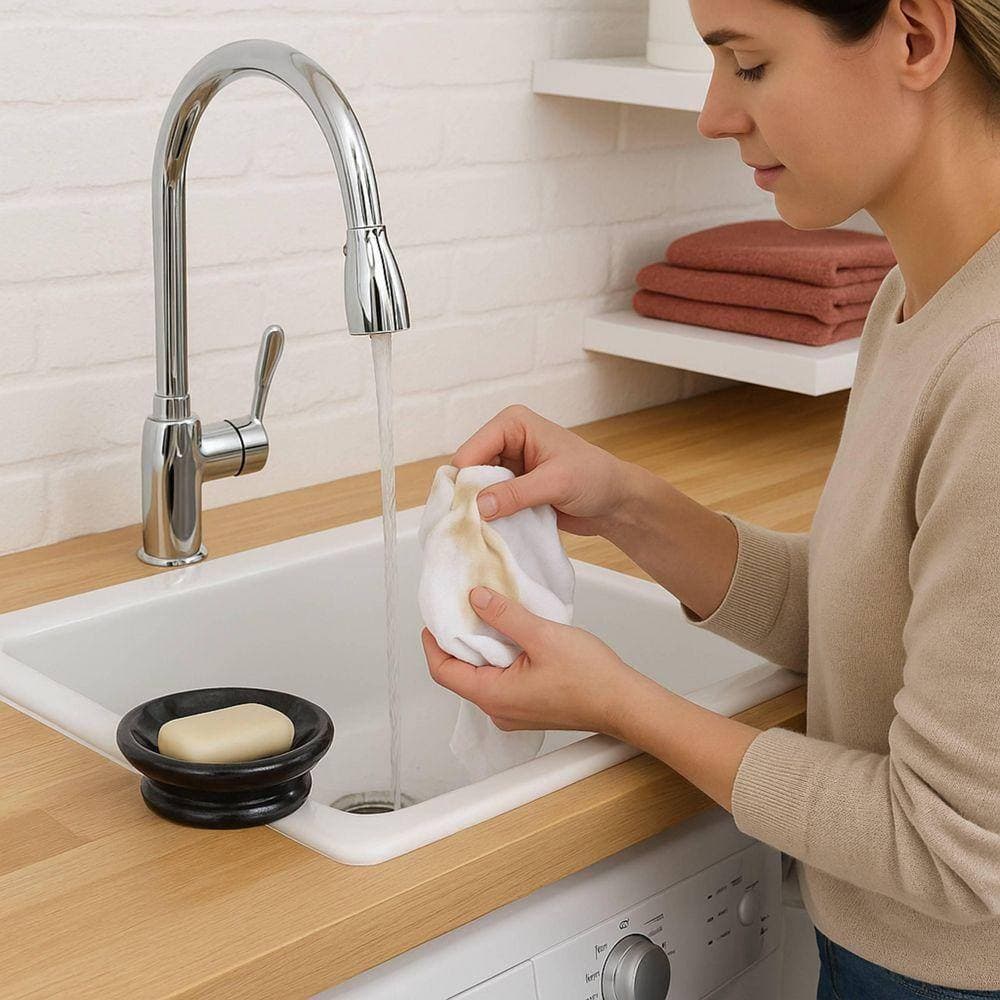 Creative Home Natural Black Marble 5.1 in. Diam. Round Soap Dish, Bar Soap Tray Holder for Bathroom Countertop, Kitchen Sink (3)