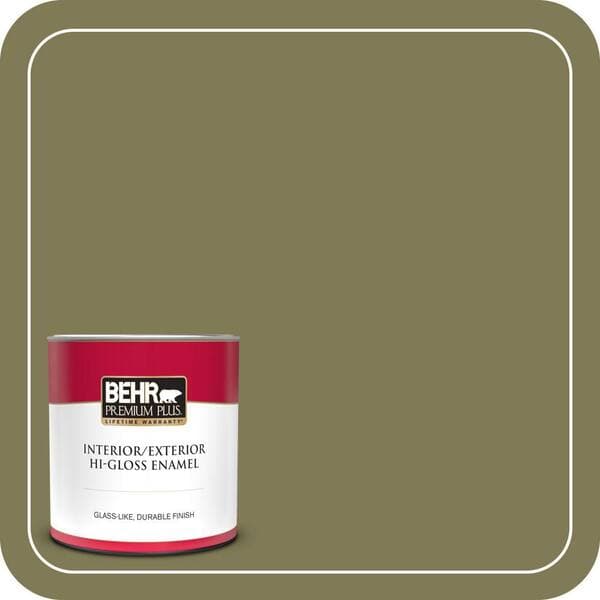 BEHR PREMIUM PLUS Home Decorators Collection #HDC-AC-17 Meadowland Flat Interior/Exterior Paint & Primer Color Sample (2)