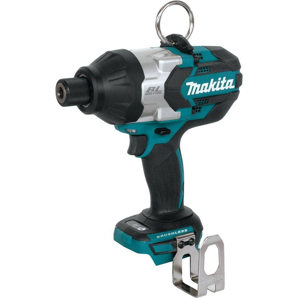 Makita 18V LXT Lithium-Ion Brushless Cordless High Torque . Hex Chuck Impact Wrench Kit w/ (2) Batteries 5.0Ah, Bag (1)