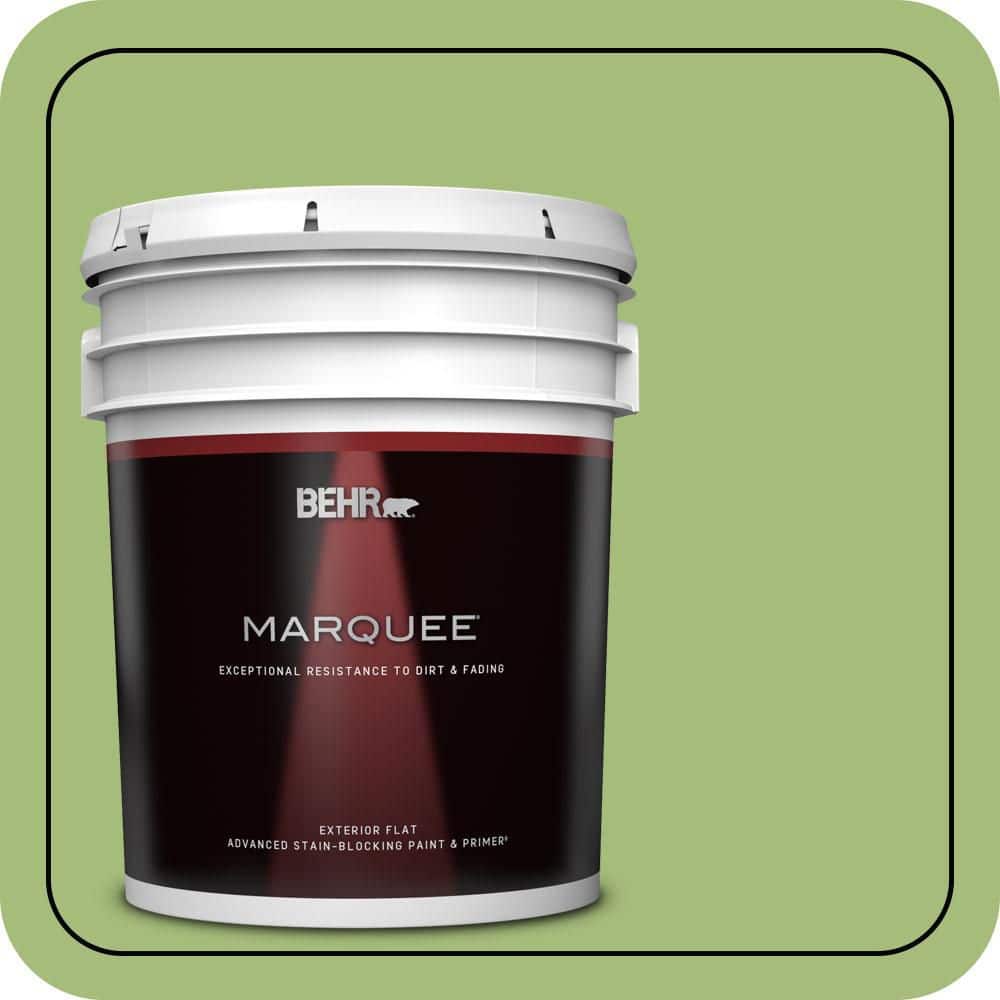 BEHR MARQUEE 5 gal. #P370-5 Lazy Caterpillar Flat Exterior Paint & Primer (1)