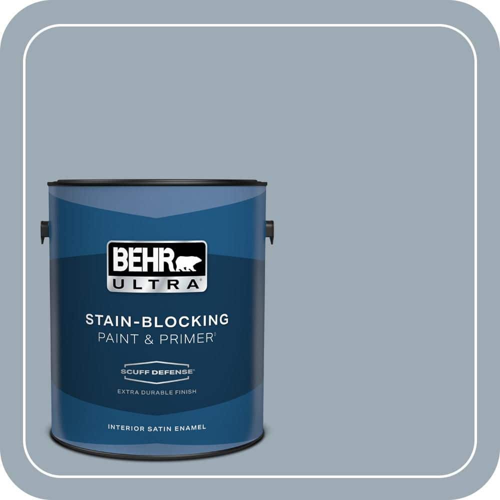 BEHR ULTRA 1 gal. #T13-6 Twilight Extra Durable Satin Enamel Interior Paint & Primer