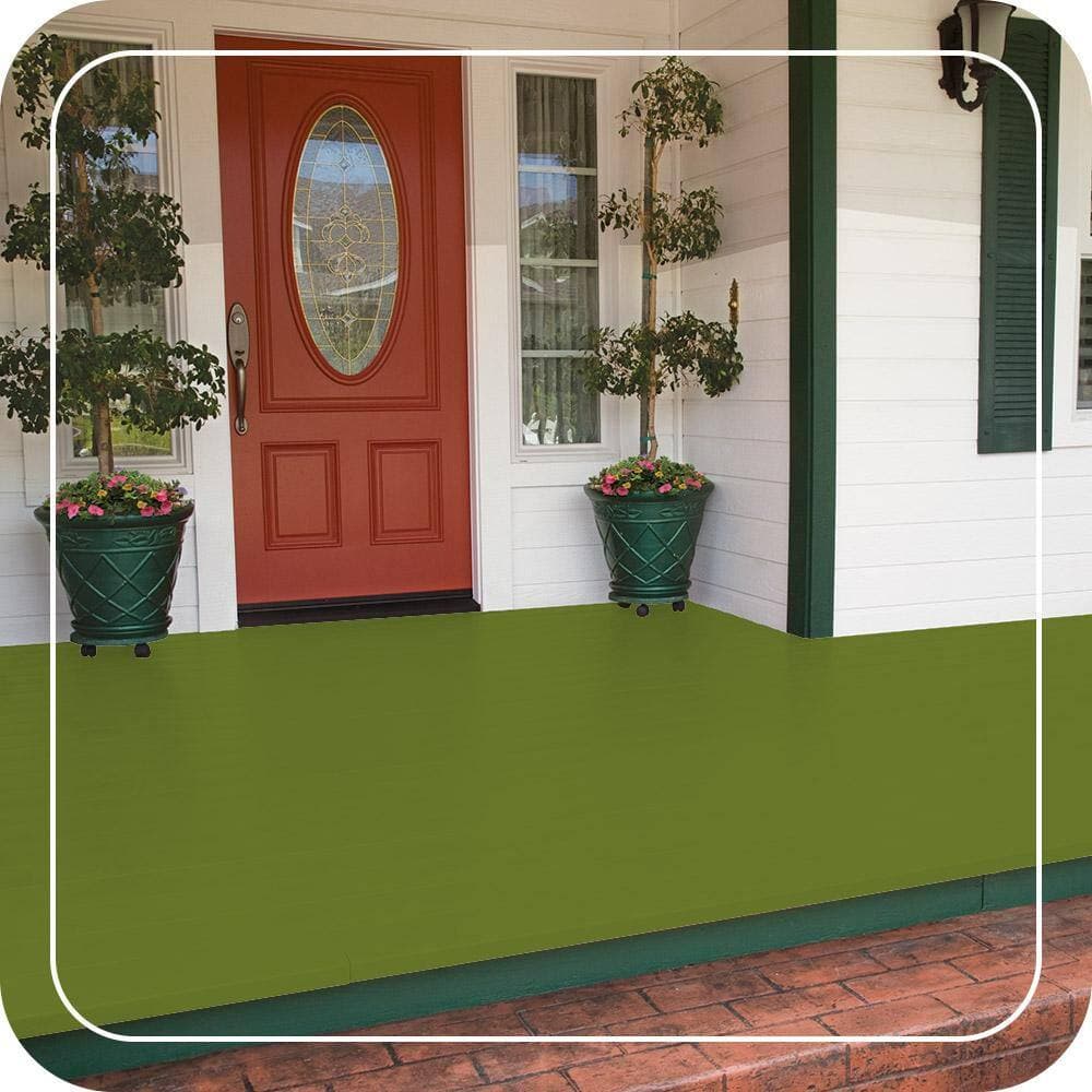 BEHR PREMIUM #P360-7 Low-Lustre Enamel Interior/Exterior Porch and Patio Floor Paint (2)