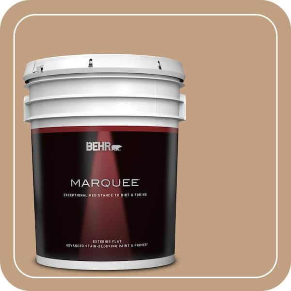 BEHR MARQUEE 5 gal. #MQ2-12 Milano Flat Exterior Paint & Primer (2)