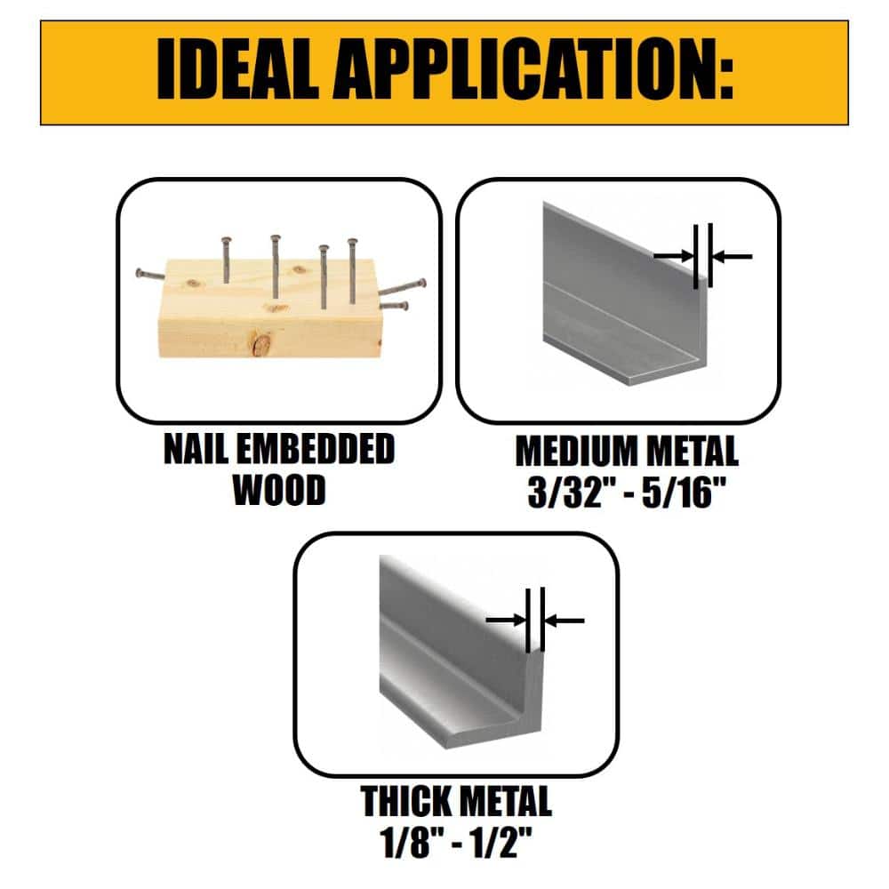 DEWALT 12 in. 6 TPI Taper Back Bi-Metal Reciprocating Saw Blade (5-Pack) (2)