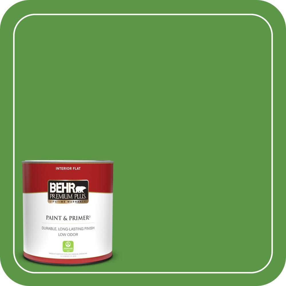 BEHR PREMIUM PLUS #430B-7 Cress Green Enamel Low Odor & Primer